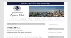 Desktop Screenshot of lyceumclubrheinmain.de