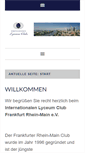 Mobile Screenshot of lyceumclubrheinmain.de